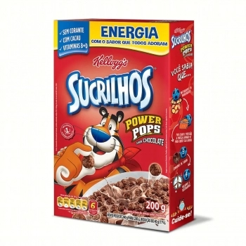 Cereal Sucrilhos Power Chocolate Kellogg\`s 200g