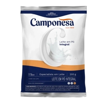Leite Em Pó Camponesa Integral 200g