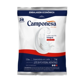 Leite Em Pó Camponesa Instantaneo 1Kg