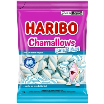 Chamallows Cables Blue Haribo 70g