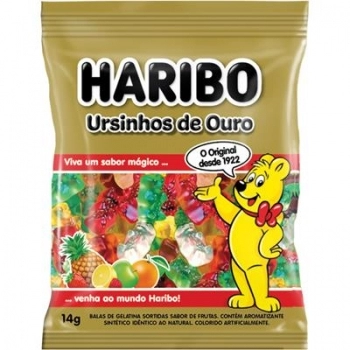 Bala Haribo Gel Mini Ursinhos 12X14G