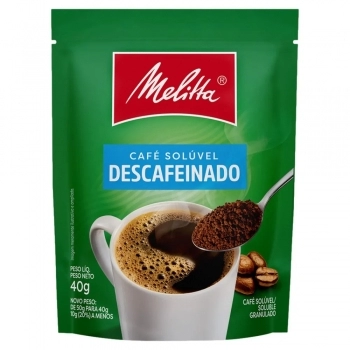 Café Solúvel Melitta Descafeinado Sachê 40g