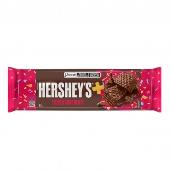 Wafer Triplo Chocolate Hershey's Mais 102g