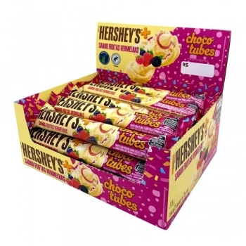 Chocotubes Frutas Vermelhas Hershey's 15X25g