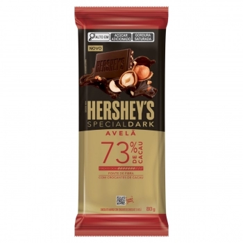 Chocolate Special Dark 73% Avelã Hershey's 80g