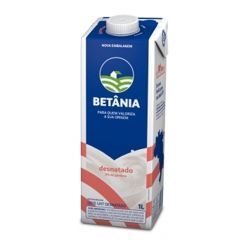 Leite UHT Desnatado Edge Betânia 1l