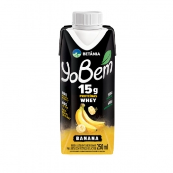 Bebida Lactea Yobem Proteína Betânia Banana 250ml