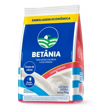 Leite Em Pó Instantâneo Betânia 750g
