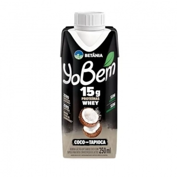 Bebida Lactea Yobem Proteína Betânia Coco Com Tapioca 250ml