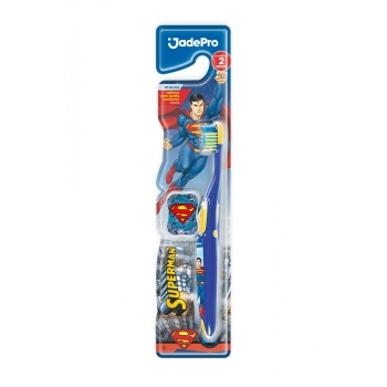 Escova Dentall 330 Macia Superman Com Protetor JadePro