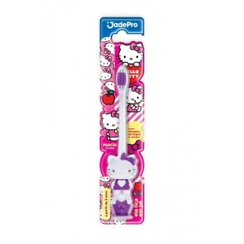 Escova Dentall 341 Macia Helo Kitty 3D Com Ventosa JadePro