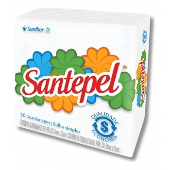 Guardanapo Santepel Folha Simples 22 cm