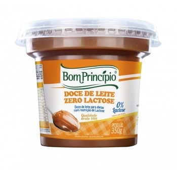 Doce De Leite Zero Lactose Bom Princípio 350g