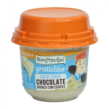 Creme Sabor Chocolate Branco Com Cookies (Gratidão) 140g