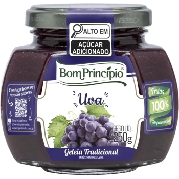 Geléia De Uva Bom Princípio 250g