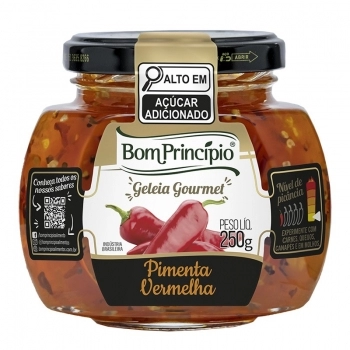 Geléia De Pimenta Vermelha Bom Princípio 250g