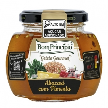 Geléia De Abacaxi Com Pimenta Bom Princípio 250g