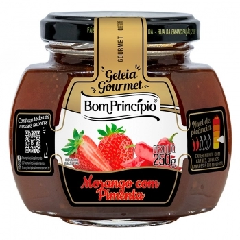 Geléia De Morango Com Pimenta Bom Princípio 250g