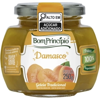 Geléia De Damasco Bom Princípio 250g