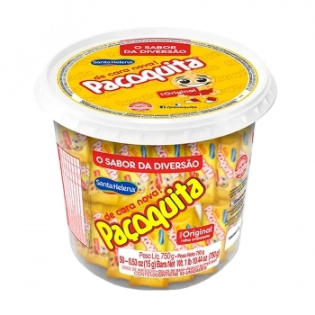 Paçoquita Rolha Santa Helena Pote 750g