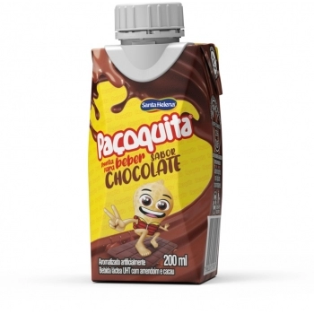 Bebida Lactea Chocolate Paçoquita Santa Helena 200ml