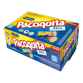 Paçoquita Rolha Zero Santa Helena Display (8X15g)