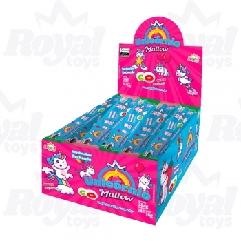 Marshmallow Recheado Unicórnio Mallow 16g