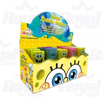 Geléia Cabelo Magico Bob Esponja Royal Toys