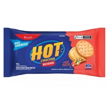 Biscoito Recheado Hot Cracker Pizza Parati 100g