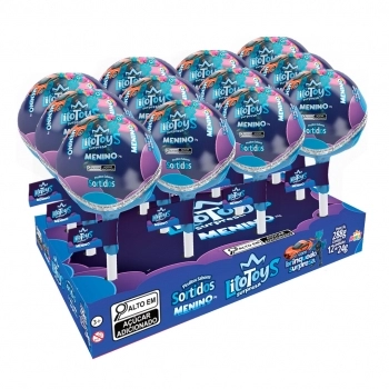 Pirulito Litotoys Surpresa Menino 24G