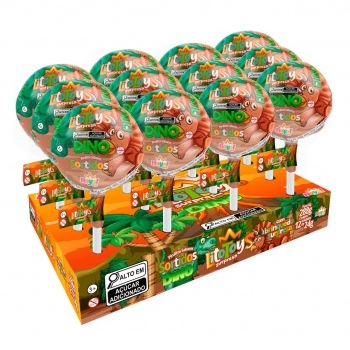 Pirulito Litotoys Surpresa Dino 24G