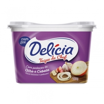 Margarina Delícia Toque de Chef Alho & Cebola 500g