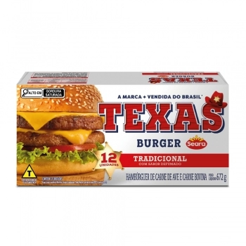 Hamburguer Texas Burger Seara 672g