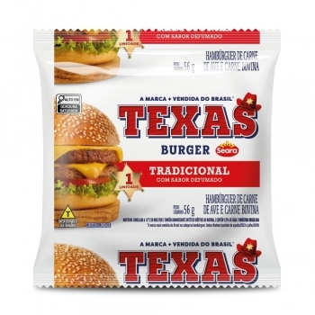 Hamburguer Texas Burger Seara 36X56g