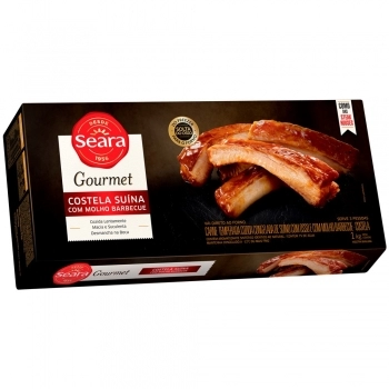 Costela Suína Com Molho Barbecue Seara Gourmet 1Kg