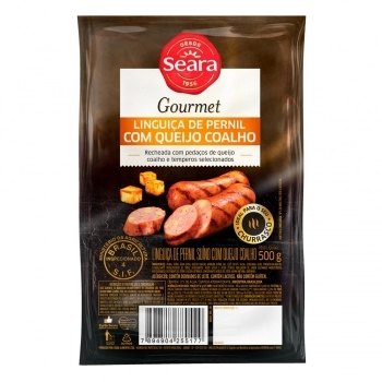 Linguiça Seara Gourmet Pernil C/Queijo 500g