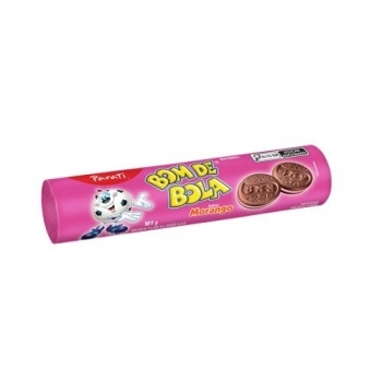 Biscoito Recheado Bom De Bola Morango Parati 101g