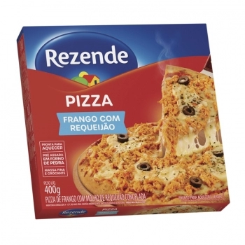 Pizza Frango Com Requeijão Rezende 400g