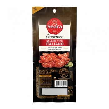 Salame Tipo Italiano Fatiado Seara Gourmet 100g