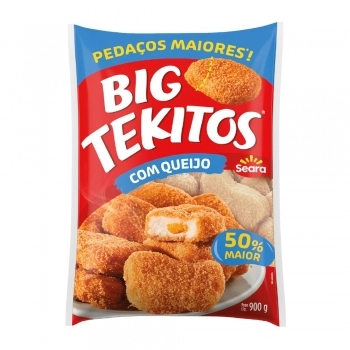 Empanado Big Tekitos De Queijo Seara 900g