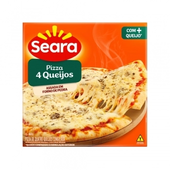 Pizza De Quatro Queijos Seara 460g