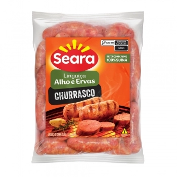 Linguiça Seara Churrasco Alho E Ervas 600g