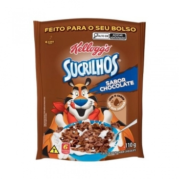 Cereal Sucrilhos Chocolate Kellogg\`s Bag 110g