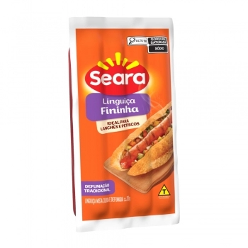 Linguiça Defumada Fininha Seara 215g