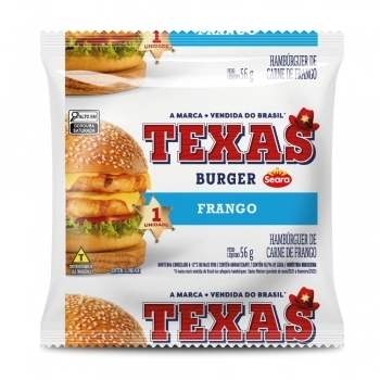 Hamburguer Frango Texas Burger Seara 36X56g