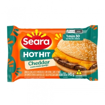 Hot Hit Cheddar Seara 145g