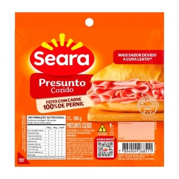 Presunto Fatiado Seara 180g