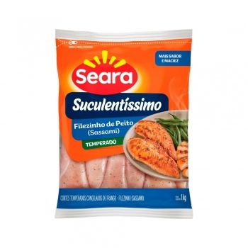 Filézinho De Peito De Frango Temperado Seara 1Kg