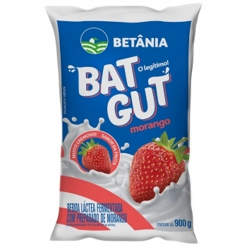 Bebida Láctea Fermentada Morango Bat Gut Betânia 900g