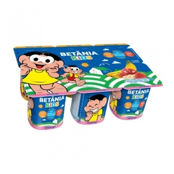 Iogurte Morango Banana e Maçã Betânia Kids 540g